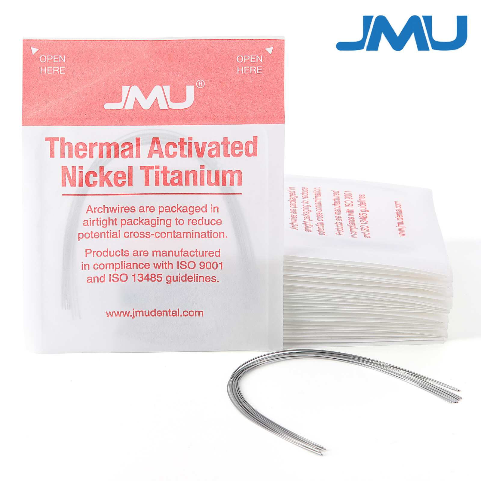10Pks Ortho Archwire NiTi Thermal Natural Activated Form Round/Rectangular