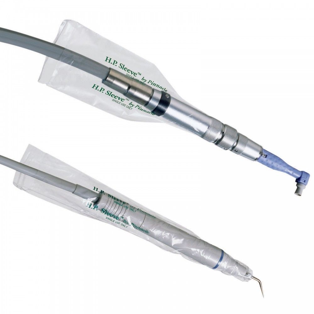 500x Hand Piece Sleeve Slow Speed 1-1/2 x 9″ Disposable