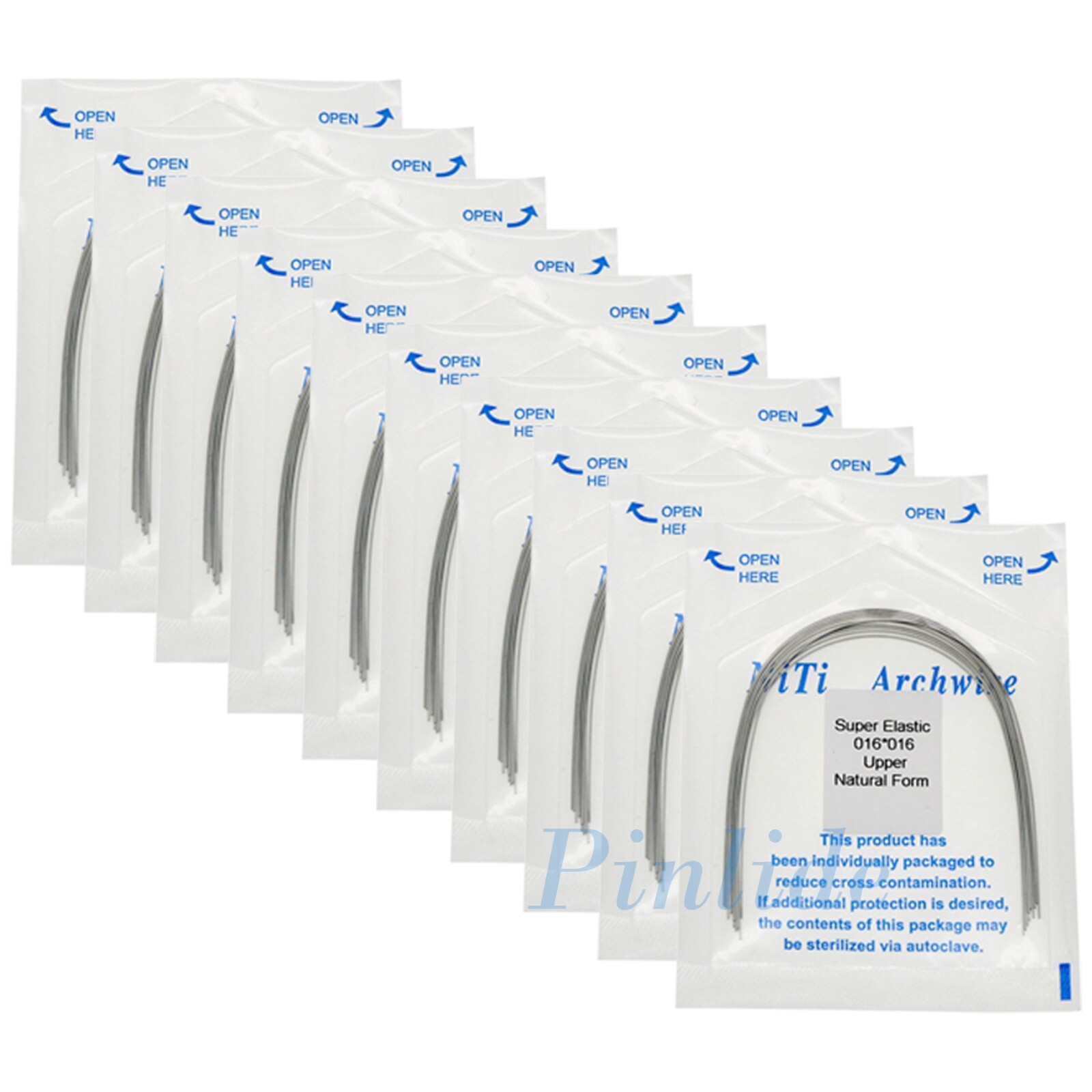 US Dental Ortho Arch Wire NiTi Stainless Reverse Curve Nature Round Square Ovoid