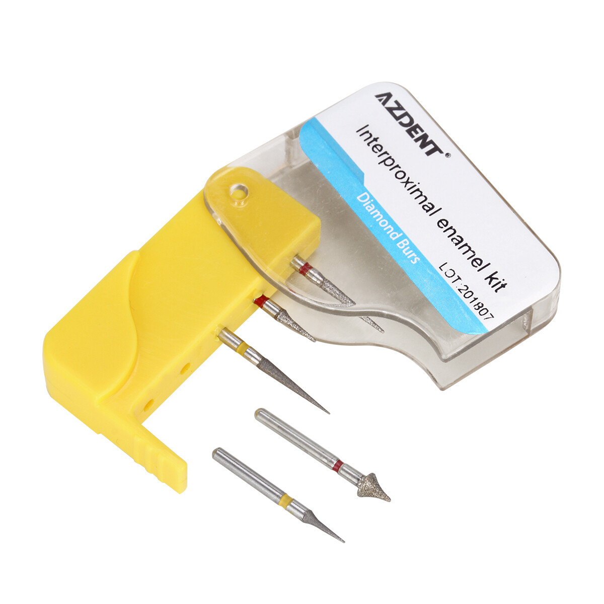 5pcs AZDENT Dental Orthodontic Interproximal Enamel Kit High Speed Diamond Burs