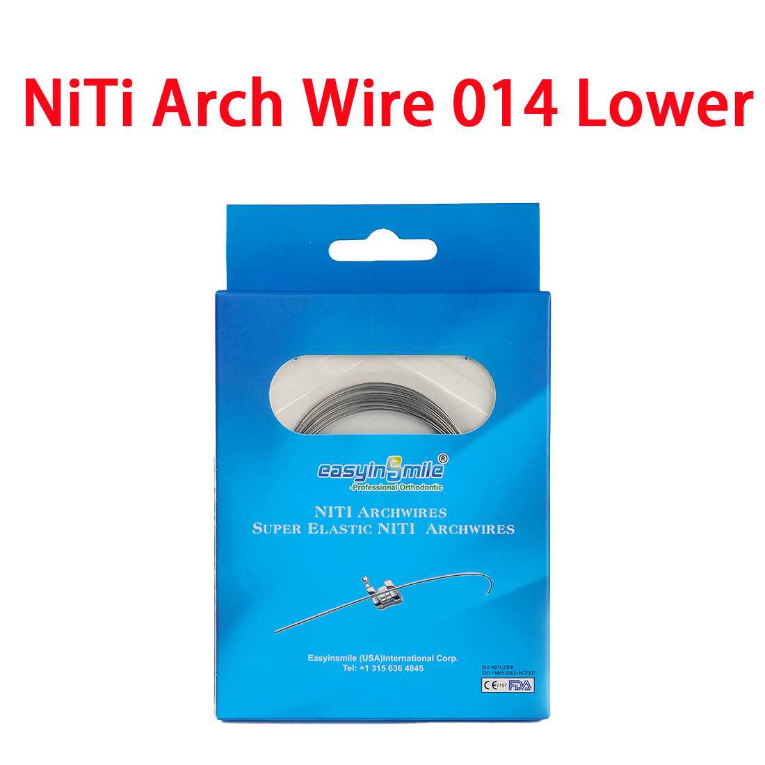 Dental Orthodontic NITI Arch Wires Braces Teeth Wire 12/14/16 10 bag Easyinsmile