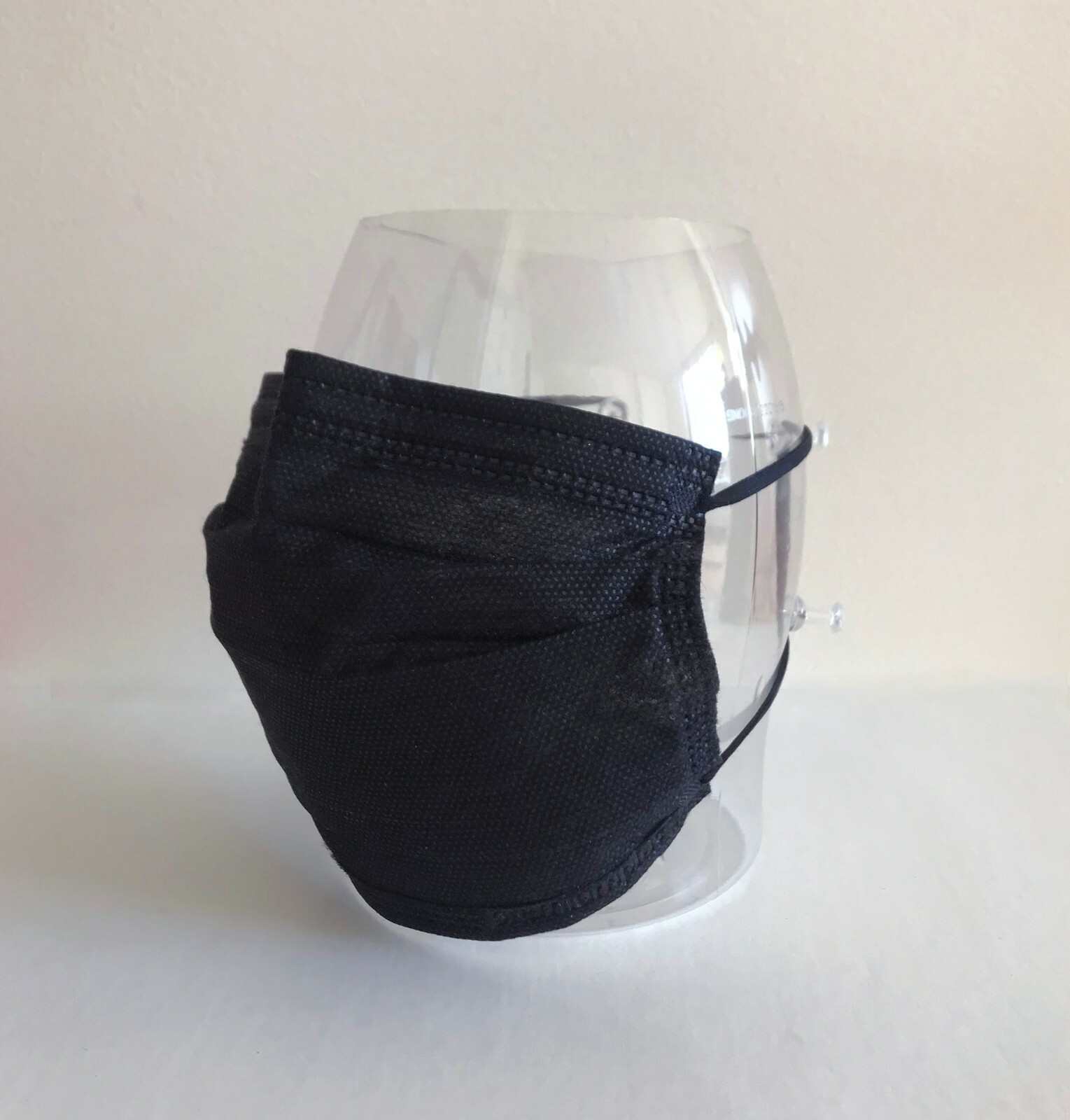 Disposable Face Masks 4 Ply Ear-Loop (BFE 99%) Black Color 50 pcs