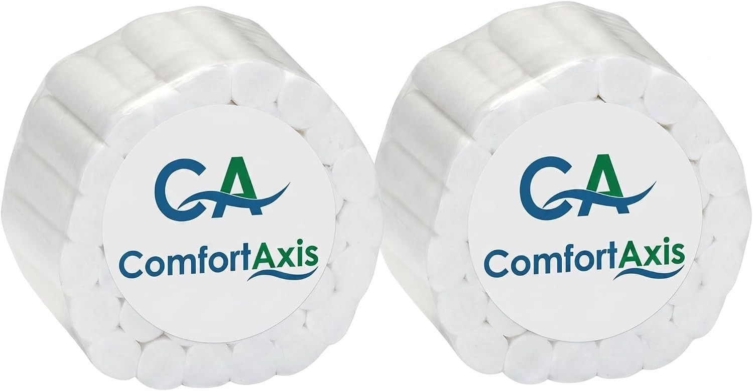 Dental Cotton Rolls for Nose Plugs, Mouth Care 1.5″