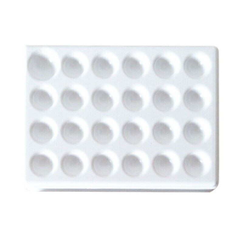 1 Pcs Dental Lab Tool Glaze Mixing Tray 24 pits Palette Porcelain Ceramic Cover