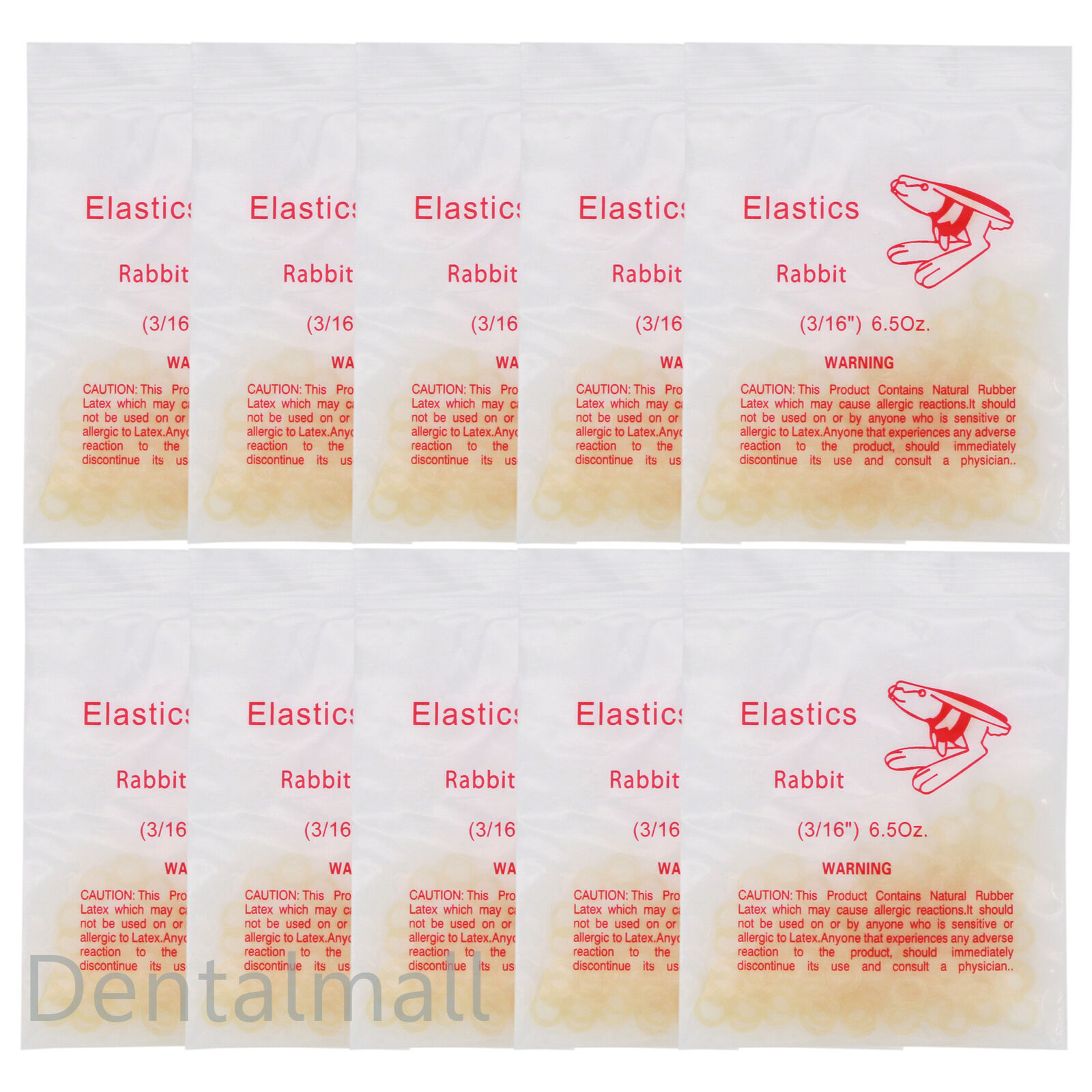 US Dental Orthodontic Rubber Bands Ortho Elastics Latex Brace 3.5 5.0 6.5 OZ