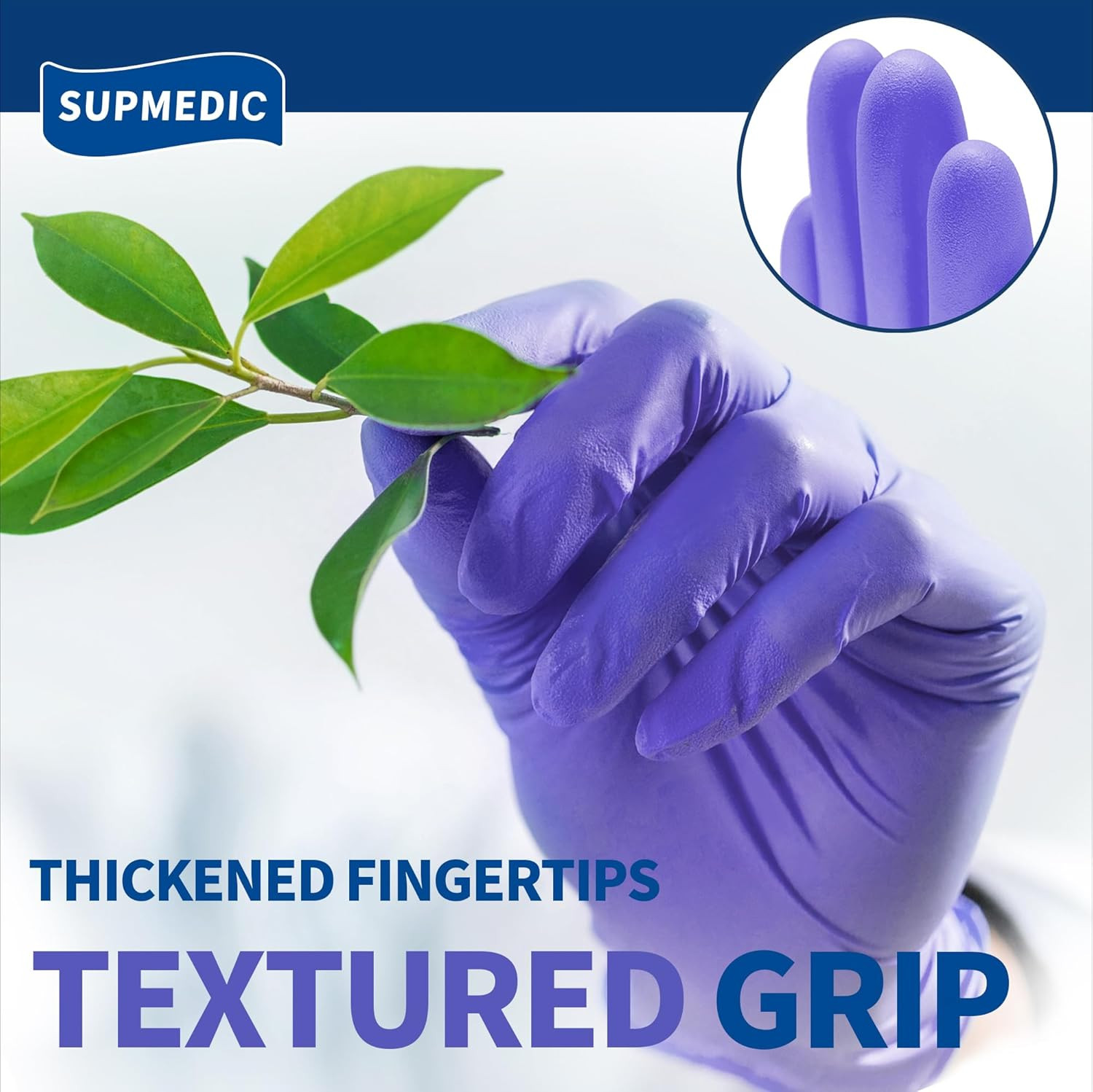 Nitrile Exam Gloves, Powder-Free Latex-Free Food Safe Cleaning First Aid Disposa