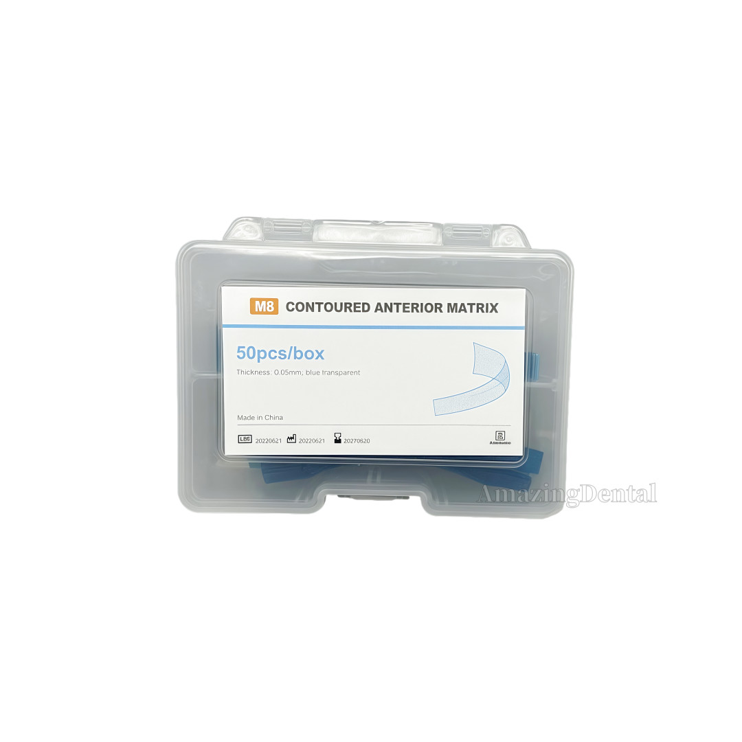 Dental Anterior Twin Matrices Cervical Matrix Blue Strip M8 Restoration Matrices
