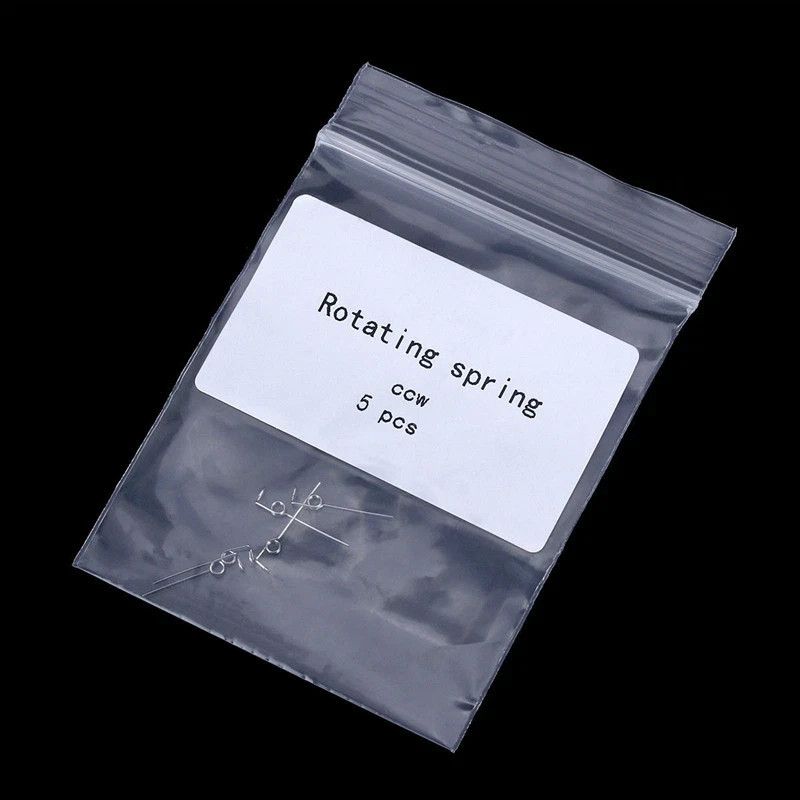 10 Pcs/Bag Dental Lab Ortho Rotating Springs Uprighting Square Wire CW/CCW Tool