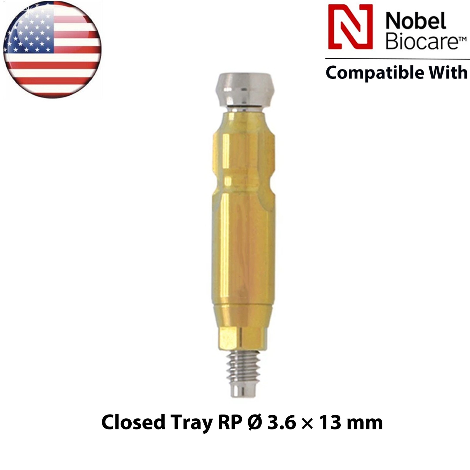 US Nobel Impression Transfer Coping Open/Closed Tray NP/RP Fit Nobel Biocare