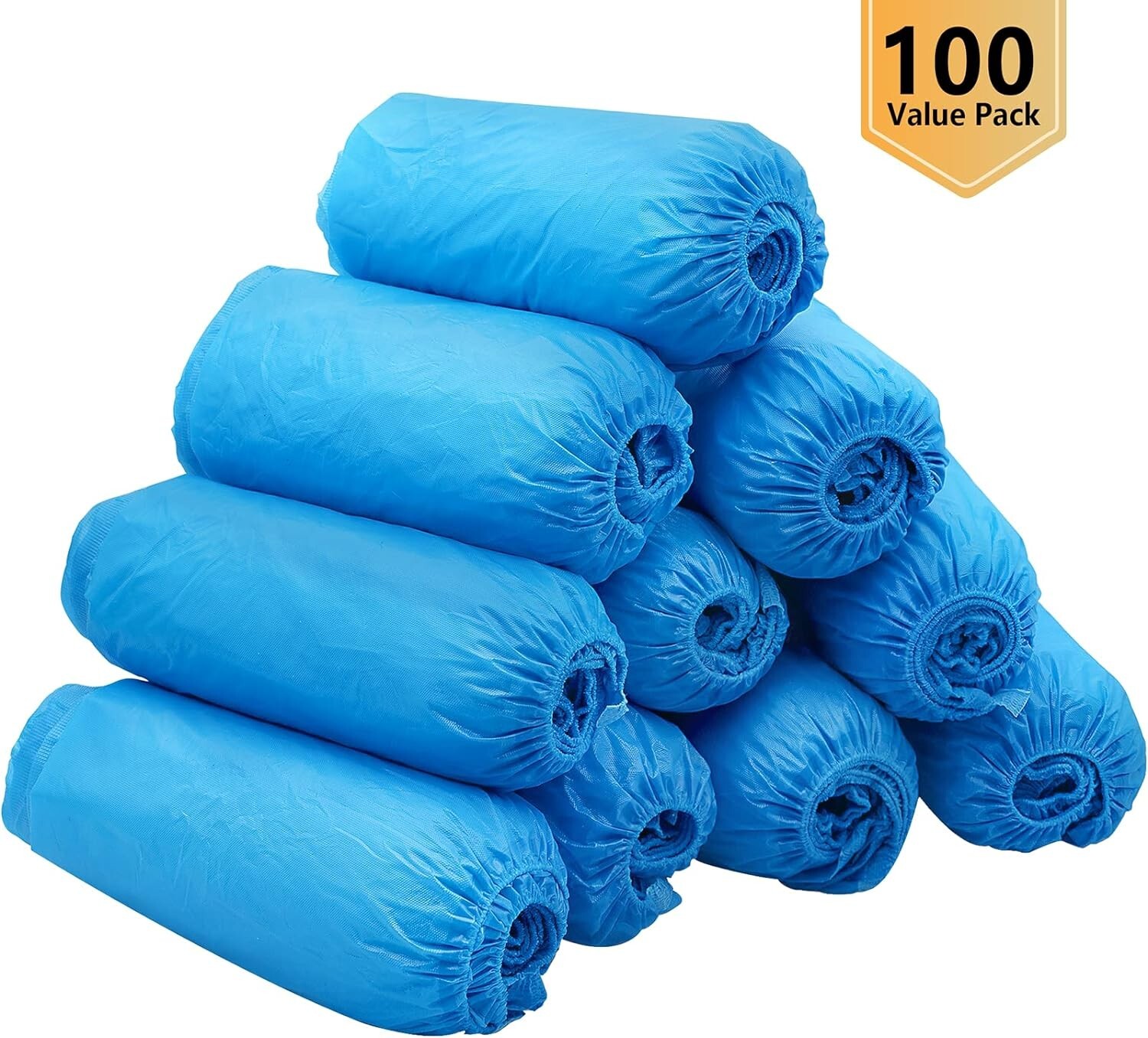 Hitituto Shoe Covers Disposable Non-slip for Indoors -100 Pieces (Waterproof)