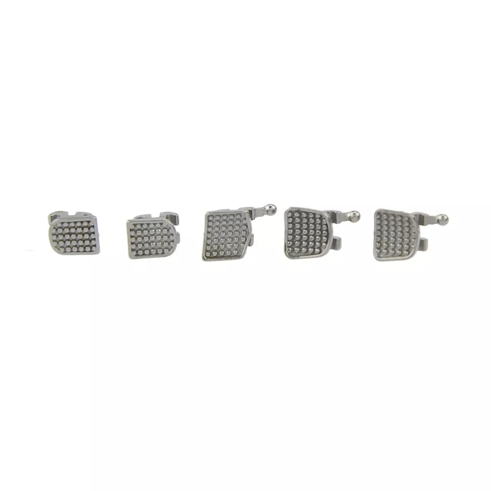 Dental Orthodontic Brackets Metal Brace MIM MINI Roth MBT 022 018 345 With Hooks