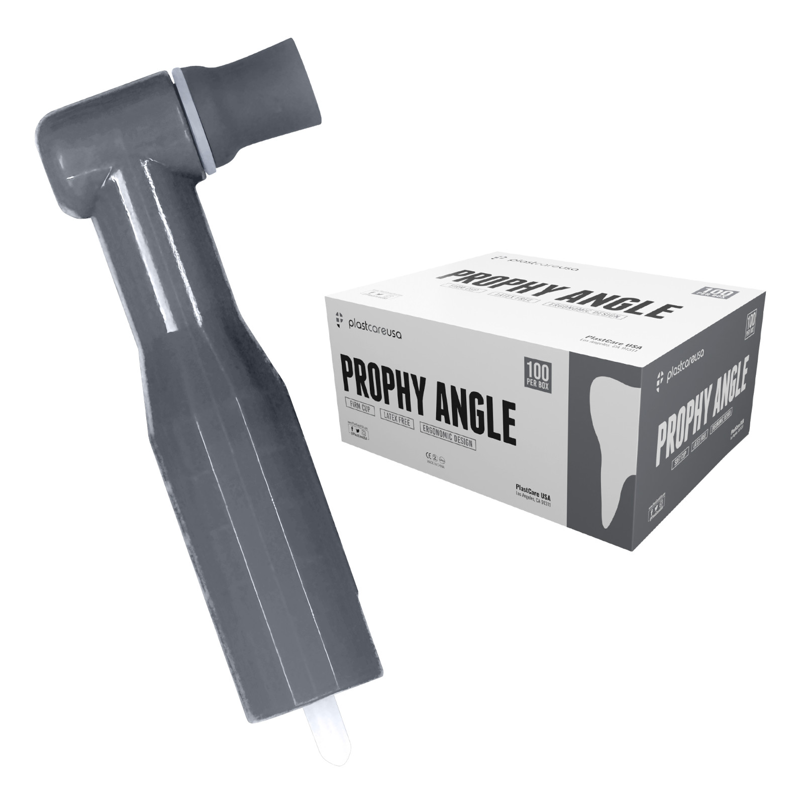 500 Dental Prophy Angles Firm Cup, Disposable & Latex Free, (5 Box of 100)