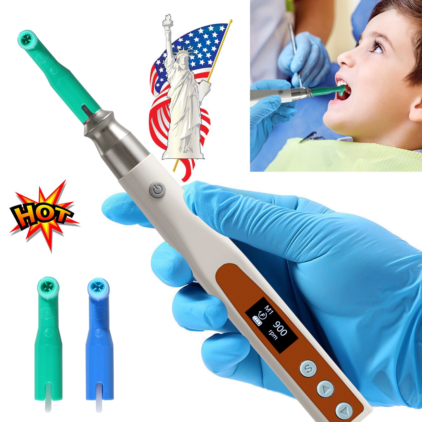 Dental Air Flow Hygiene Teeth Polishing Prophy Jet Polisher Fit Kavo Multiflex