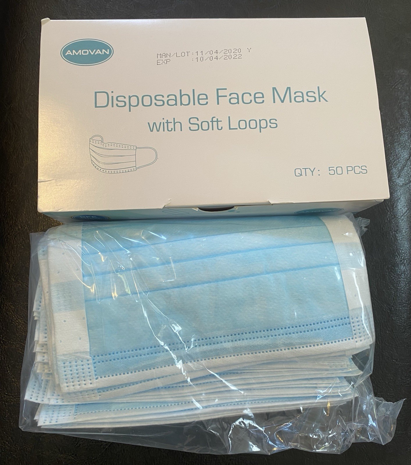 Lots Of New Sealed Disposable Face Mask Boxes KN95 N95 total 73 pcs Amovan 3M HB