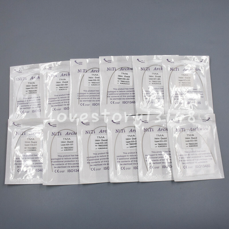 Dental TMA Molybdenum Beta Titanium Ti-Mo Alloy Arch Wire Rectangular/Round