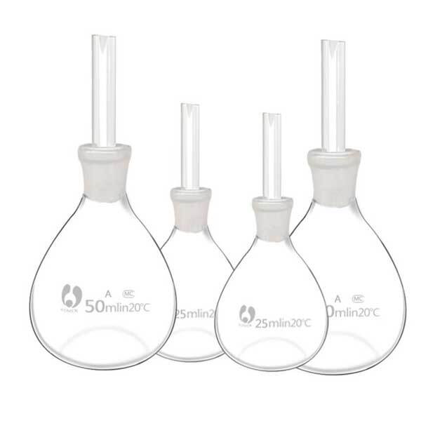 Wholesale 5ml – 500ml Glass Pycnometer Specific Gravity Bottle Lab Glassware