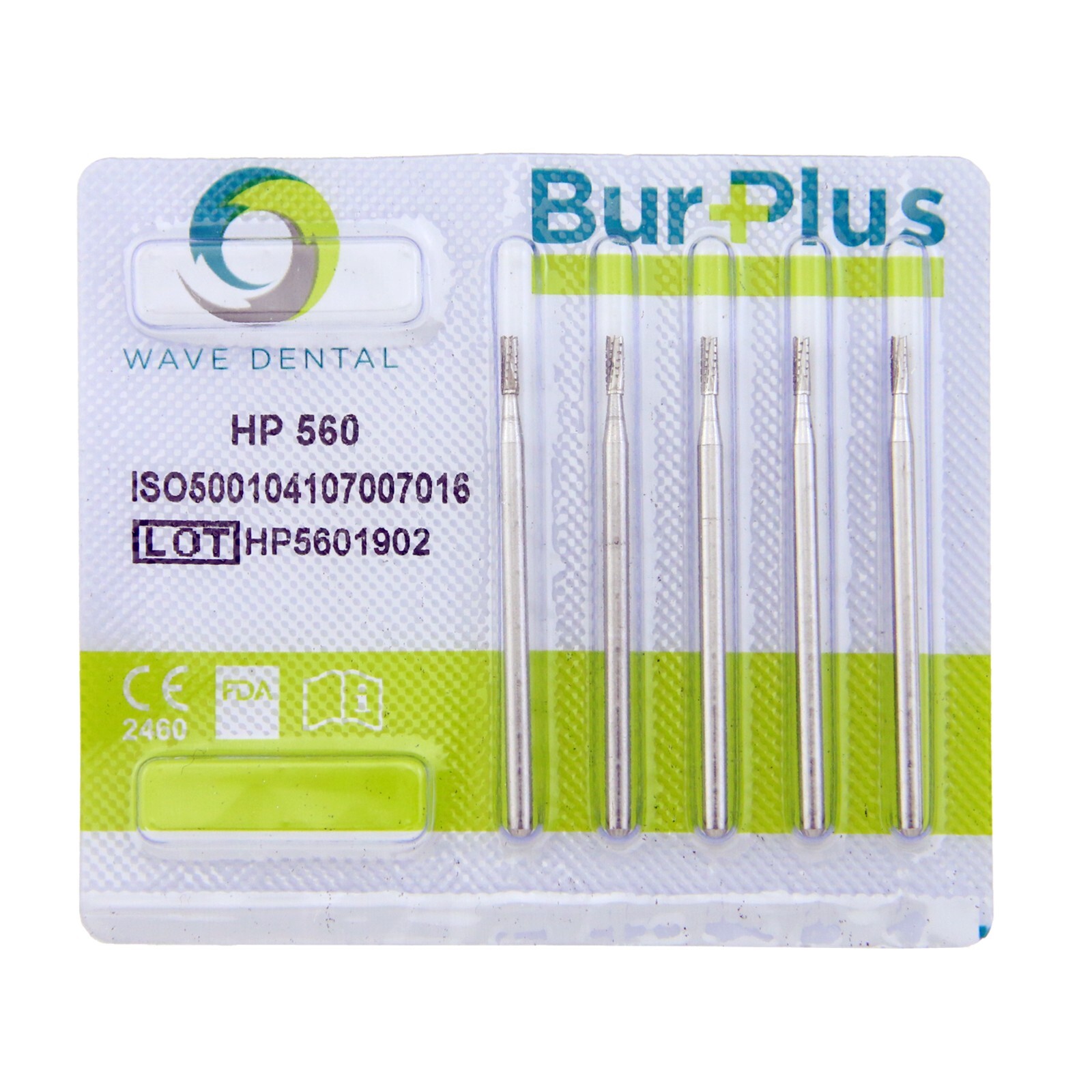 Wave Dental HP Long Shank 44.5mm Tungsten Carbide Bur Straight Handpiece Lab