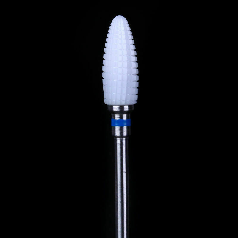 Zirconia Ceramic Burs Bullet Shape Dental Spiral Cut for Micro Motor Polisher