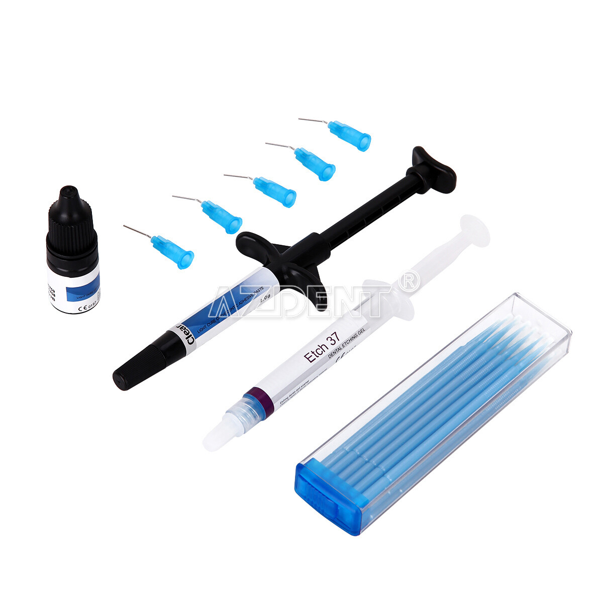 Dental Dentex Light Cure Orthodontic Composite Resin Adhesive Kit Syringe