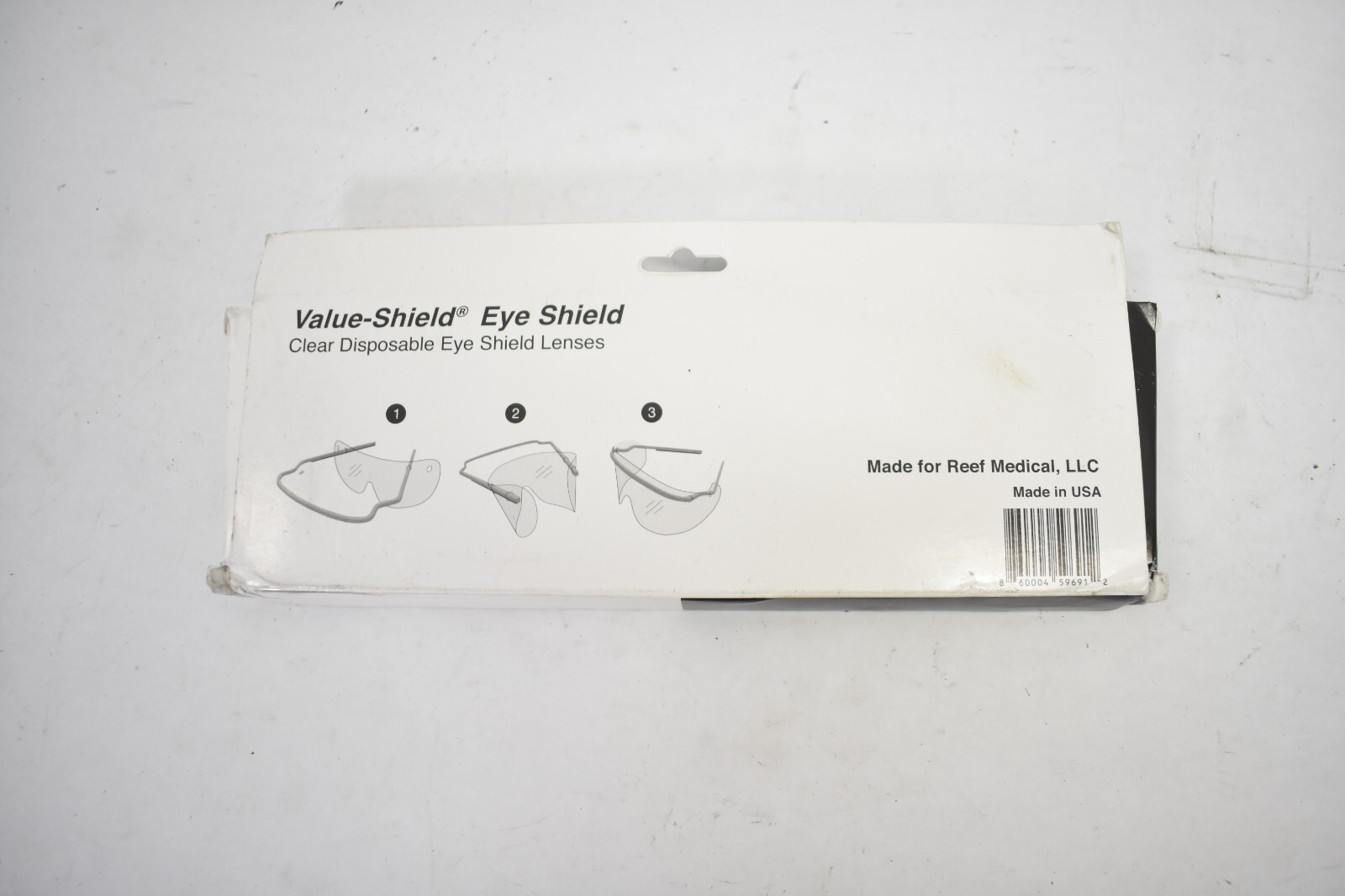 Value Shield Disposable Medical/Dental Eye Shield Clear Single Use 100 Pack