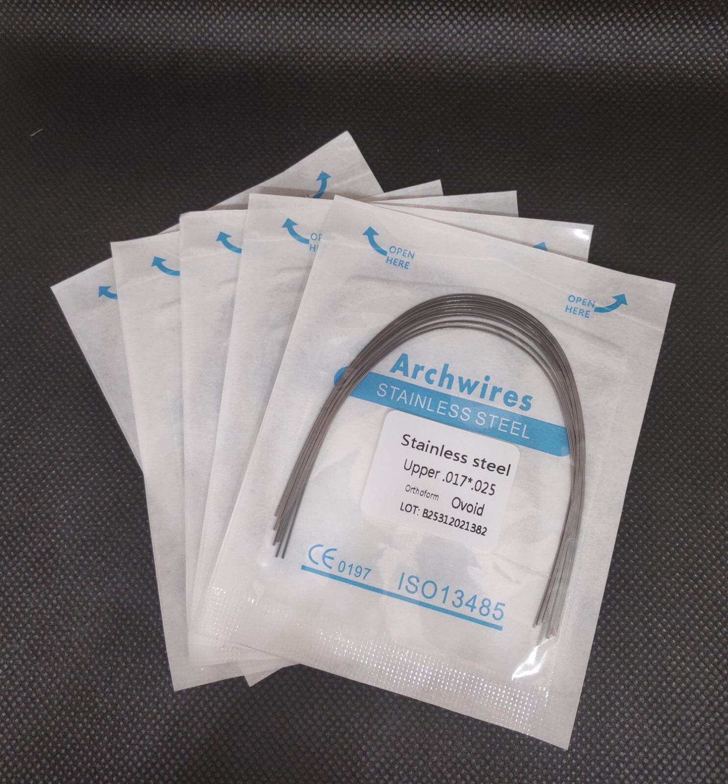 Dental Orthodontic Stainless Steel Wire Round/Rectangular Arch Wires Ovoid