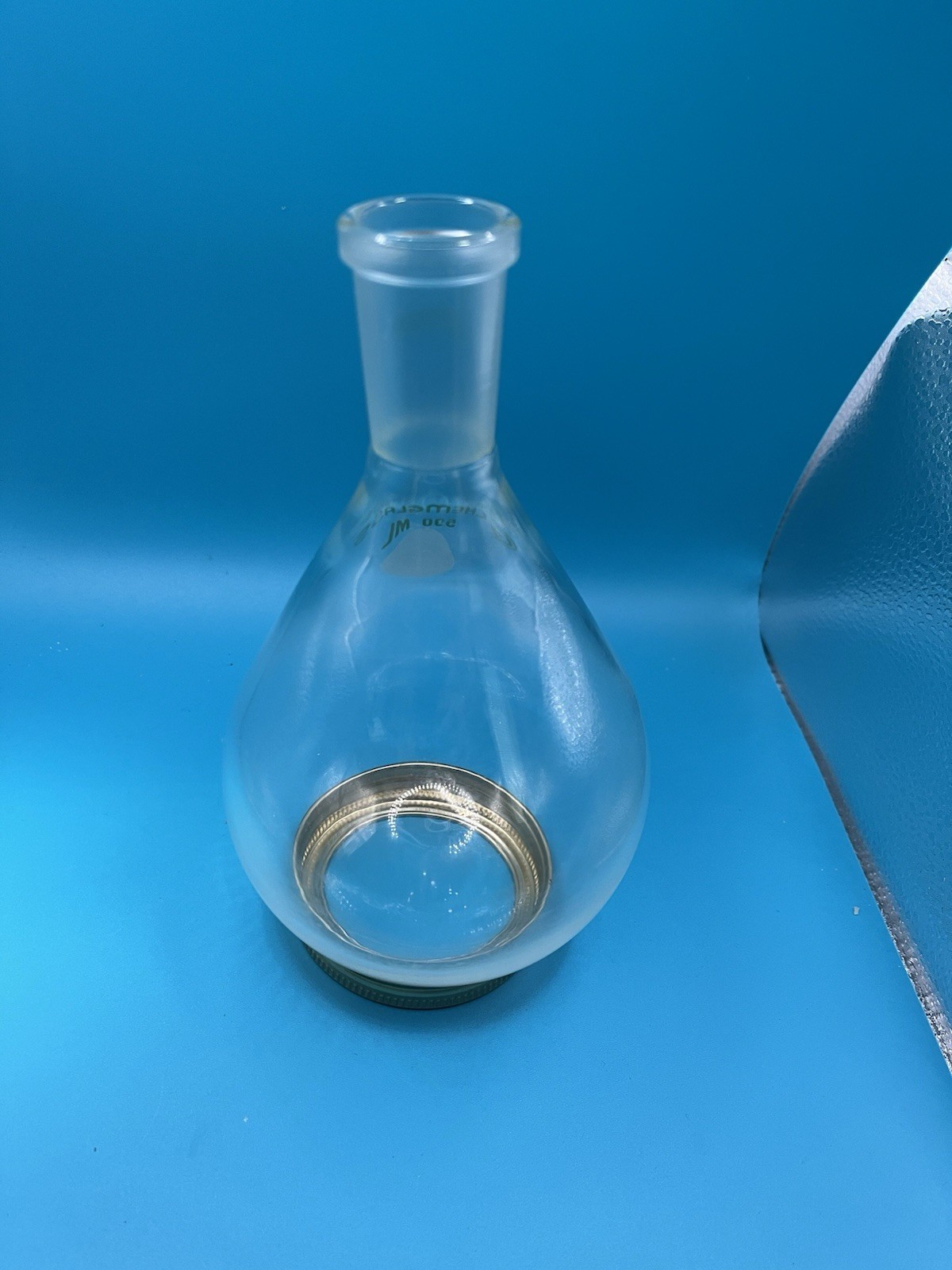 Chemglass 500mL Heavy Walled Round Bottom Flask Socket Joint 24/40 single neck