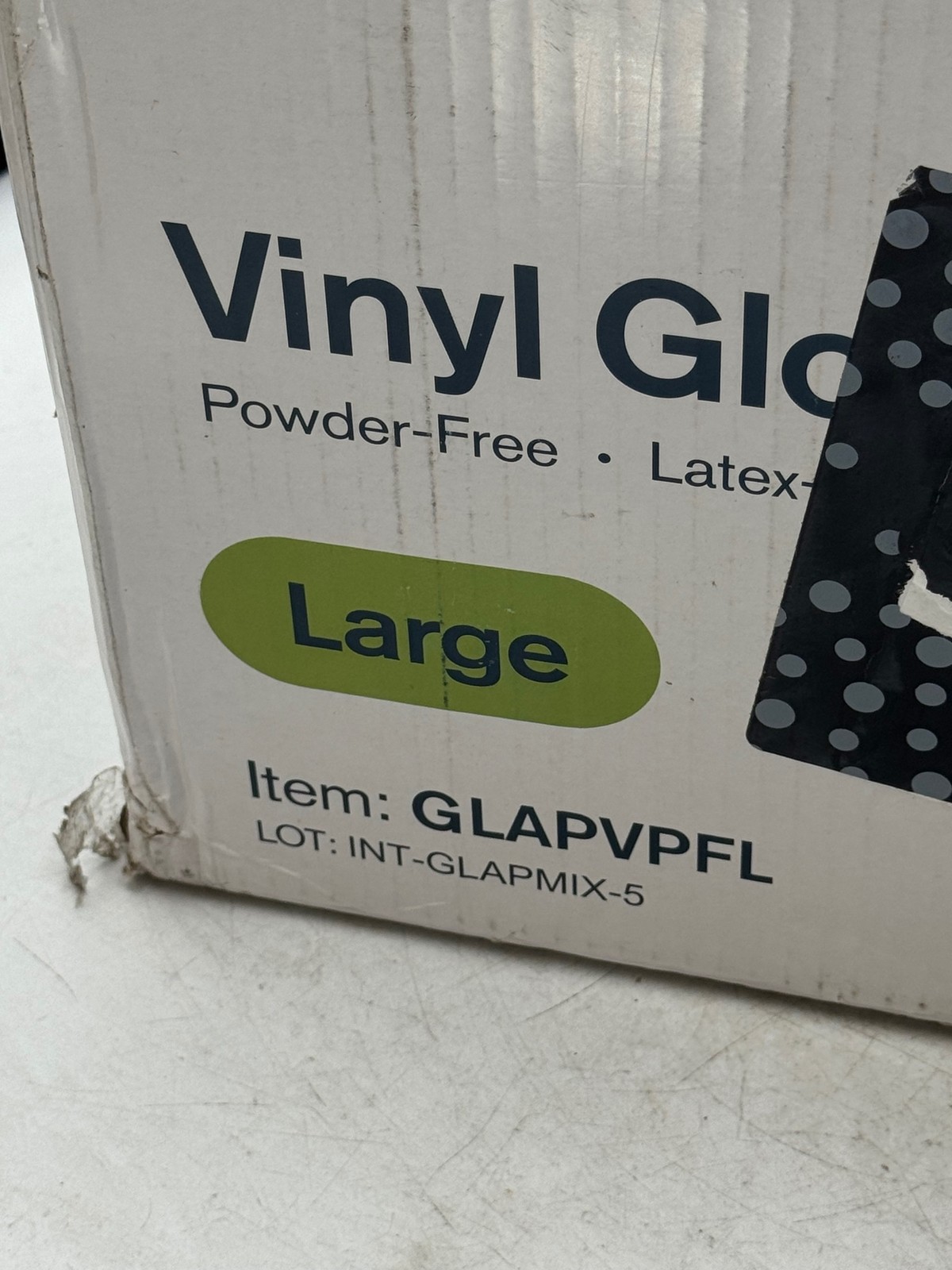 RIDEX Vinyl Gloves Large 1000 Count 10×100 Powder Free Latex Free Ambidextrous