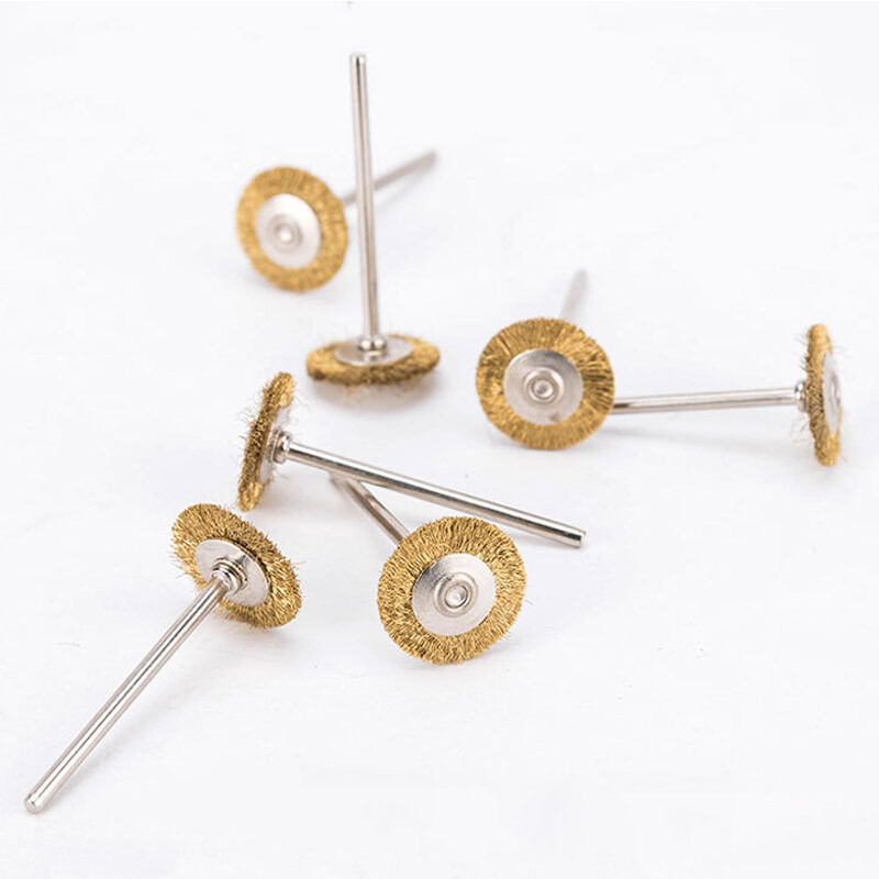 10PCS/Pack Copper Wire Polishing wheel In Dental Handpiece Accessories 2.35mm