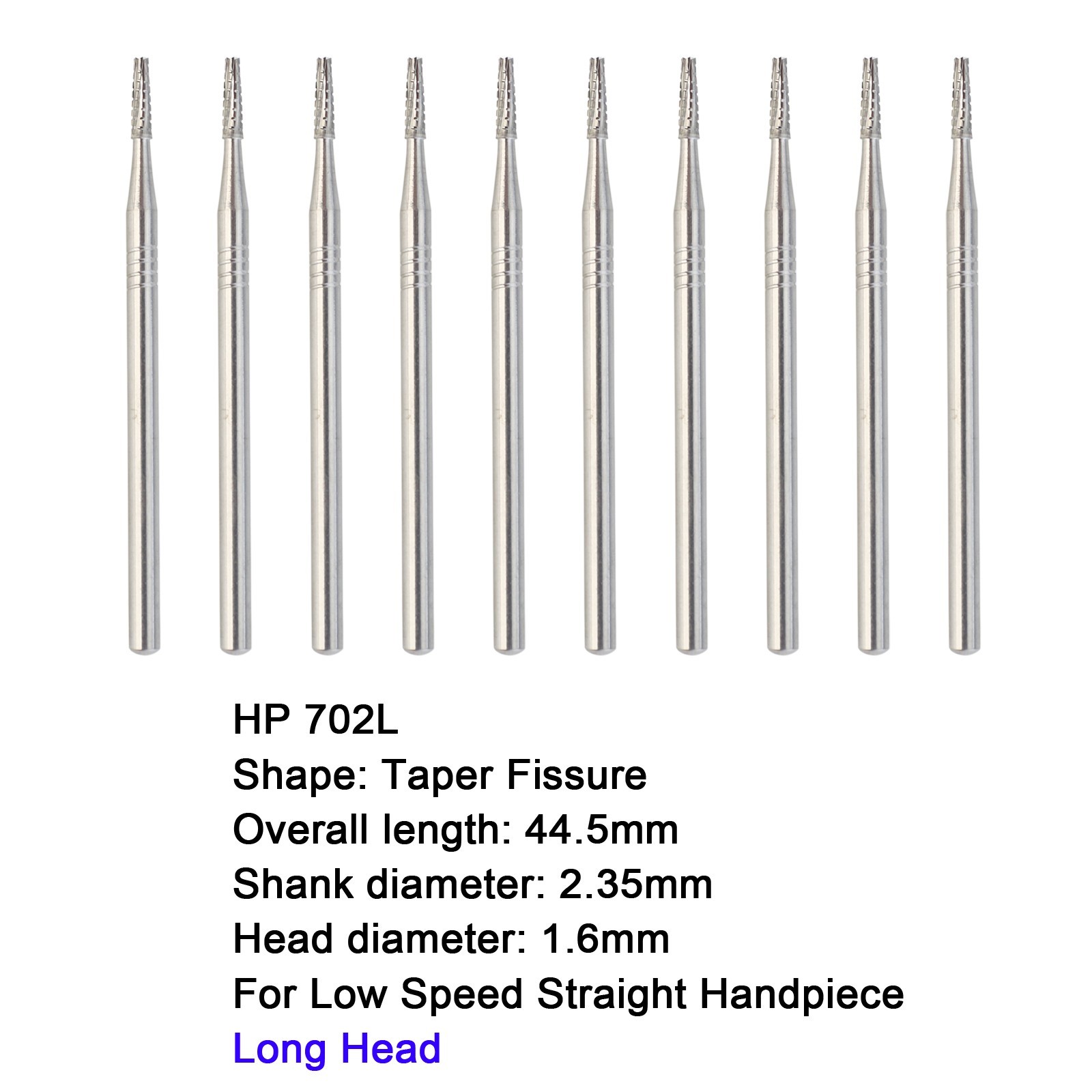 Wave Dental Surgical Burs Carbide 698 699 699L 700 701 702 702L Taper HP Prima