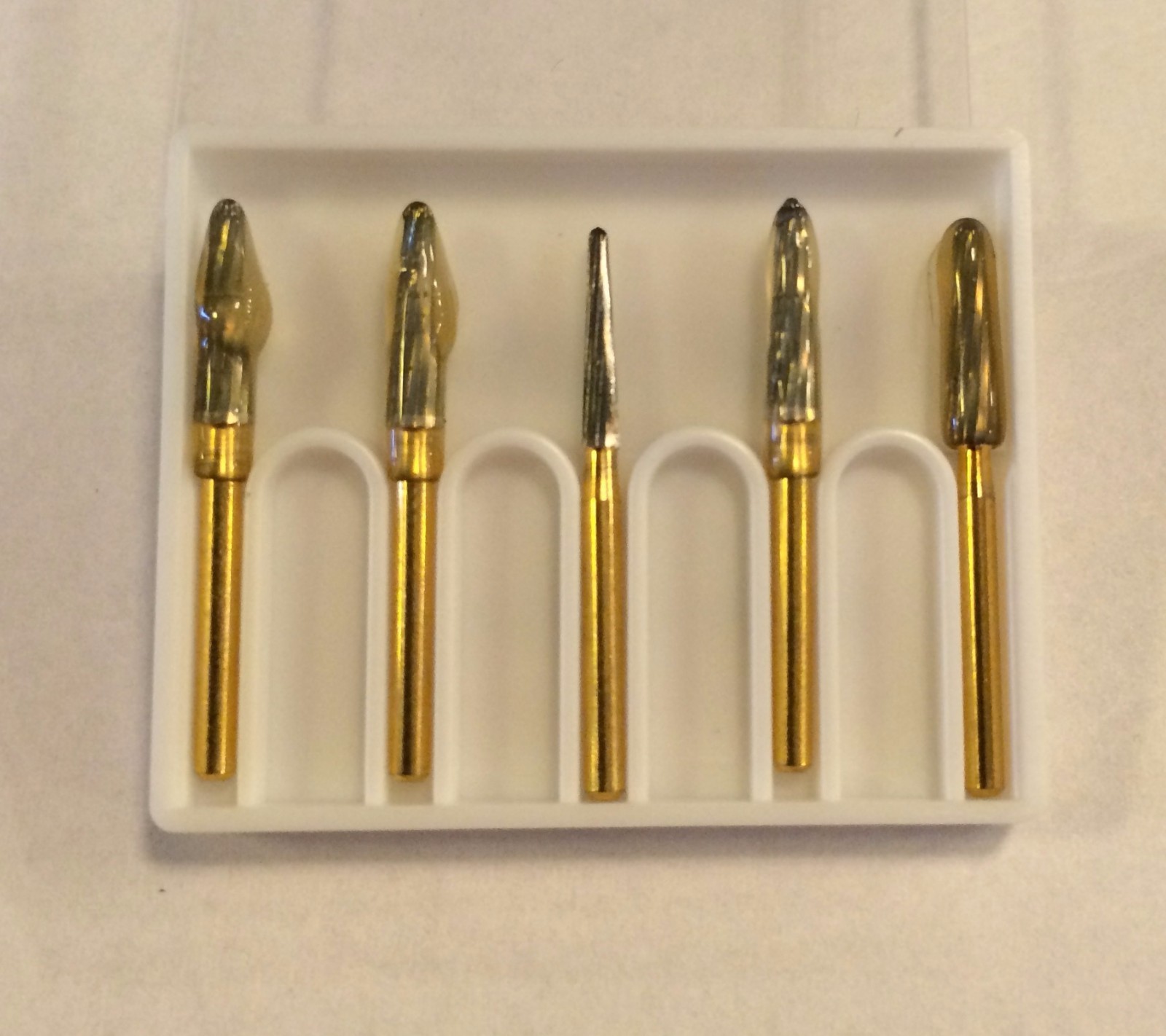 FG7664 Premium Carbide Round End Taper Bur 12 Blades 5pk