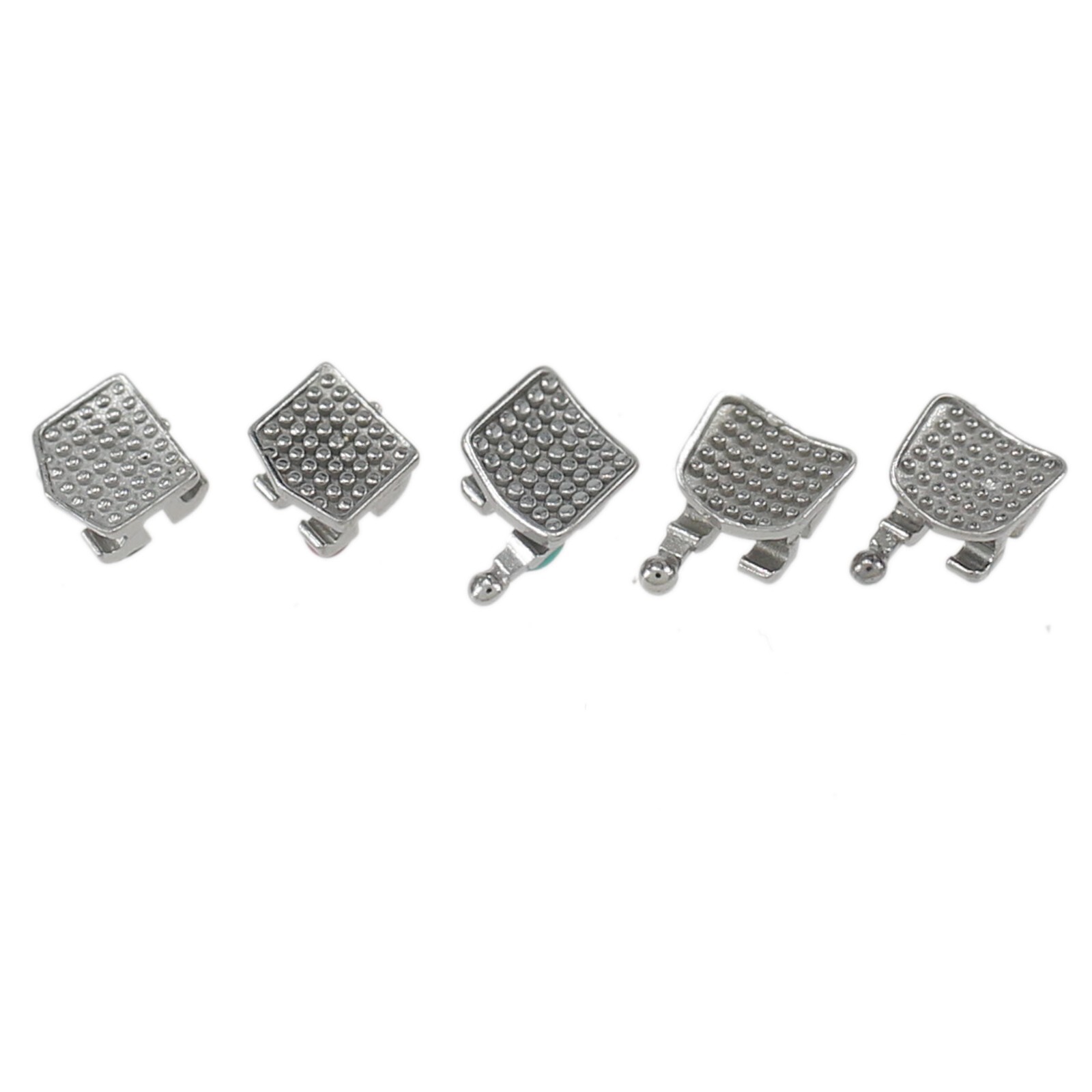 Dental Orthodontic Metal Brackets Braces Roth MBT 018 022 345 Hook Mini MIM Twin