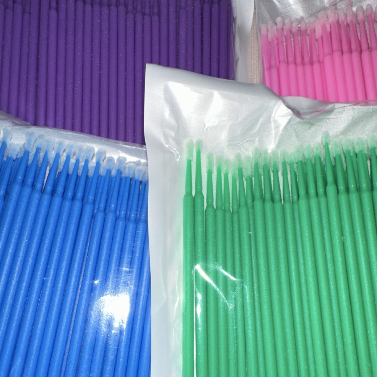 500PCS Disposable Microbrush Applicators Eyelash Dental Makeup Precision Swabs
