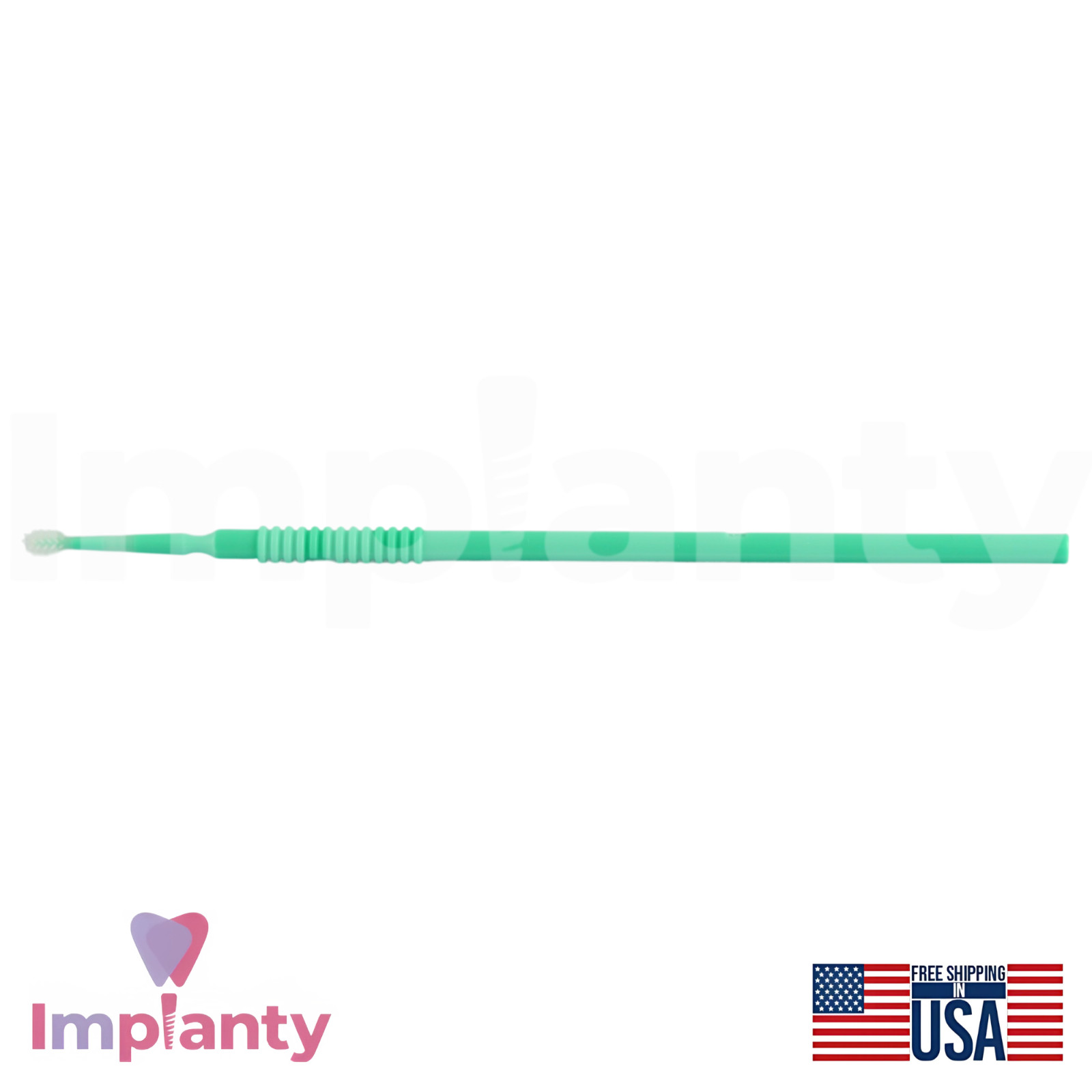 Micro Applicator Flock Free Brushes 50pcs Elastomer Bristles Material Placement