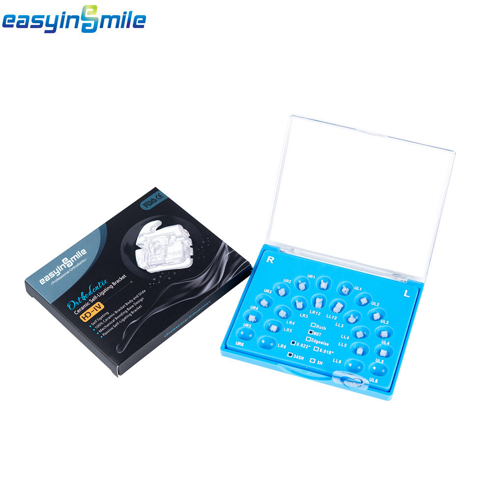 Dental Ortho Bracket MINI Braces Roth/MBT 345 Self Ligating Metal/Ceramic Braces