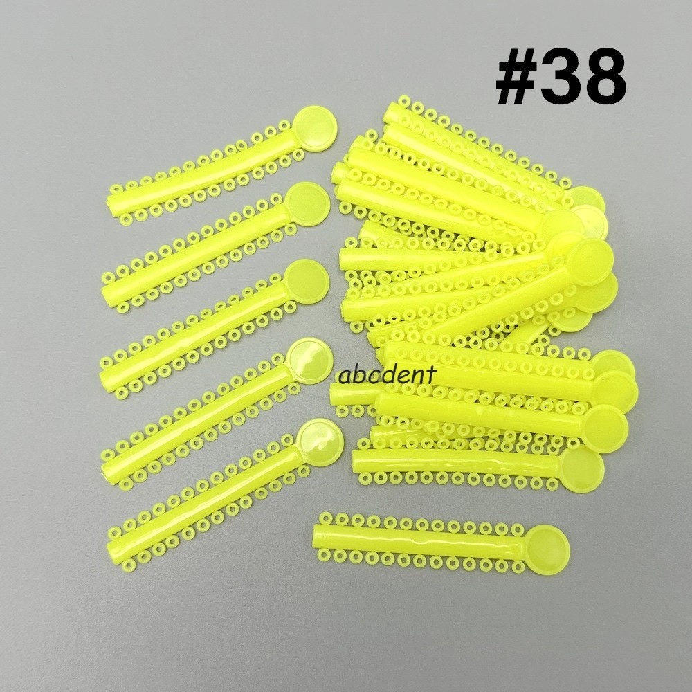 1040Pcs Dental Orthodontic Elastic Braces Rubber Band Ligature Ties For Bracket