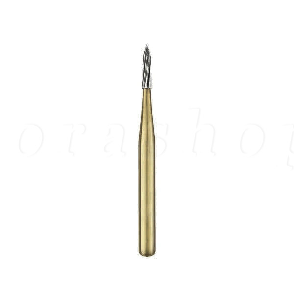 TRIMMING & FINISH DENTAL CARBIDE BURS 12 BLADES FF 7901 NEEDLE 10/PK