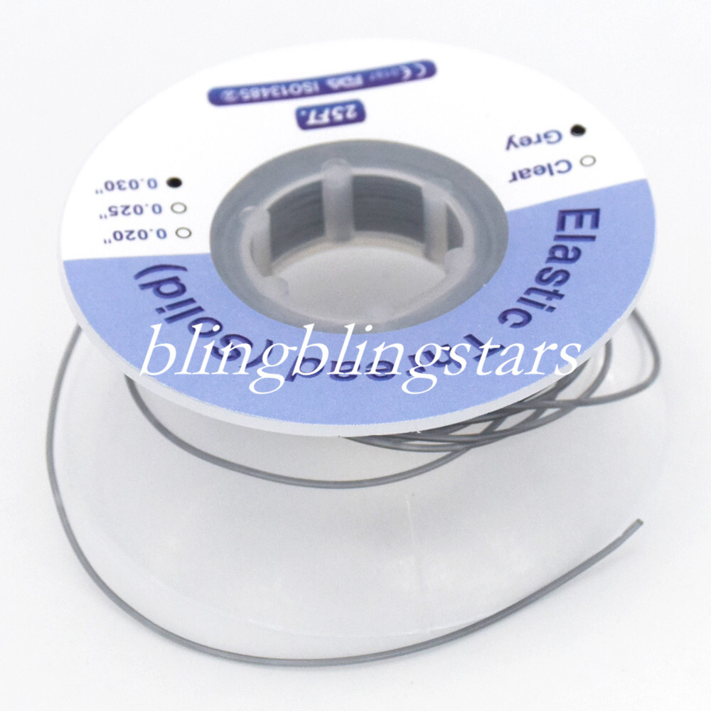 Dental Ortho Elastomer Powerful Solid Elastic Thread Rope 0.020/0.025/0.030