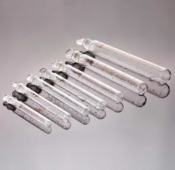 5ml-100ml Round-bottomed Transparent graduated Glass Tube Lab Sample Container