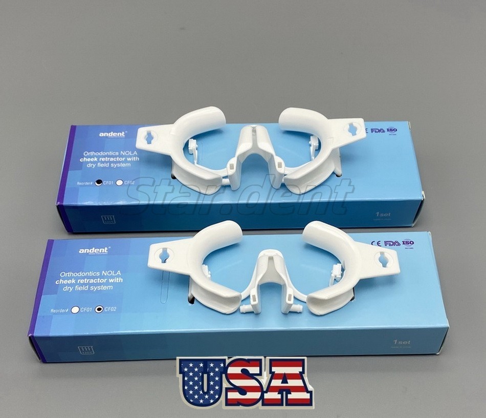 Dental Ortho Nola Lip Cheek Retractor Dry Field System Mouth Opener Large/ Small