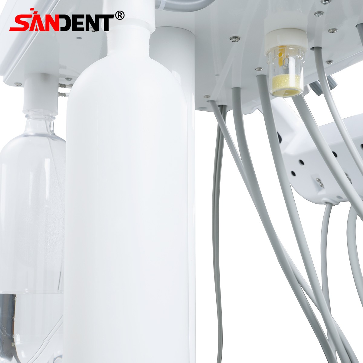 Portable Dental Delivery Unit Air Compressor Suction System 4H Light Scaler