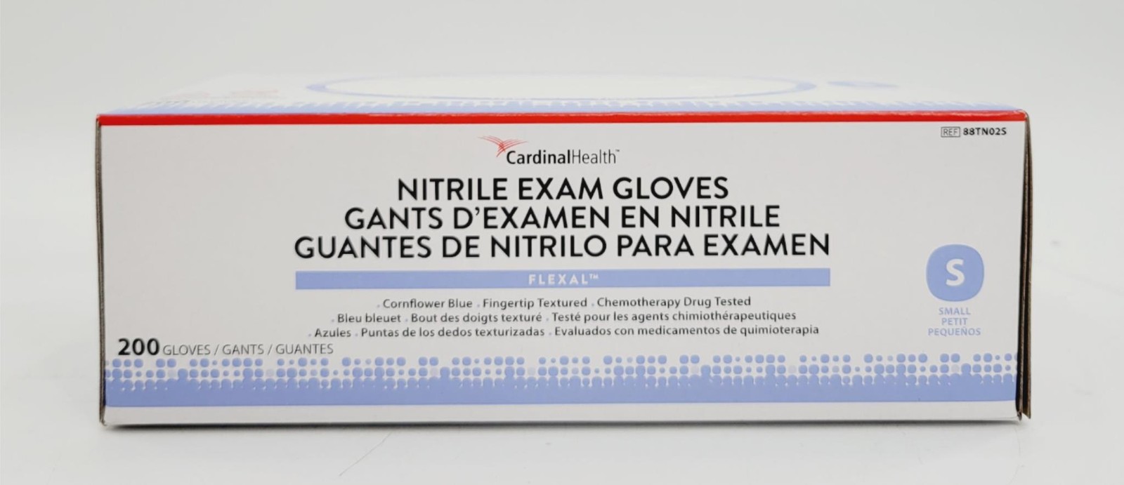 Cardinal Health Flexal Nitrile Exam Gloves 88TN02S Powder Free Small CS 2000