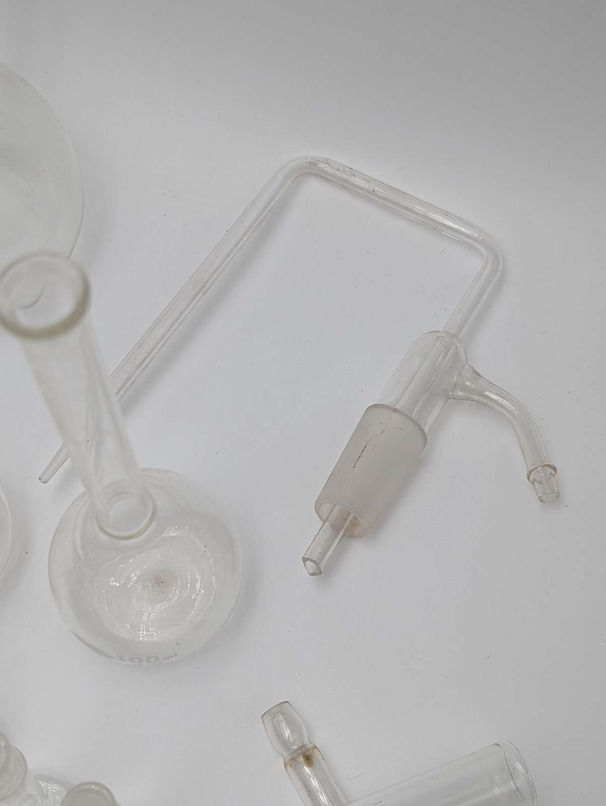 27 Piece Lot Lab Glassware PYREX 500-10 mL Boilng Flasks Scientific Equipment