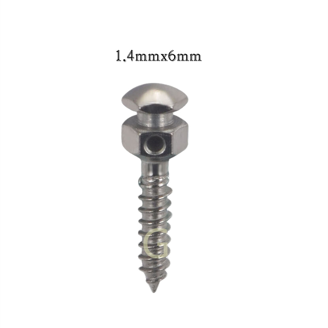 10PC Dental Orthodontic Screws Mini Implants Micro Screws Titanium TAD US STOCK