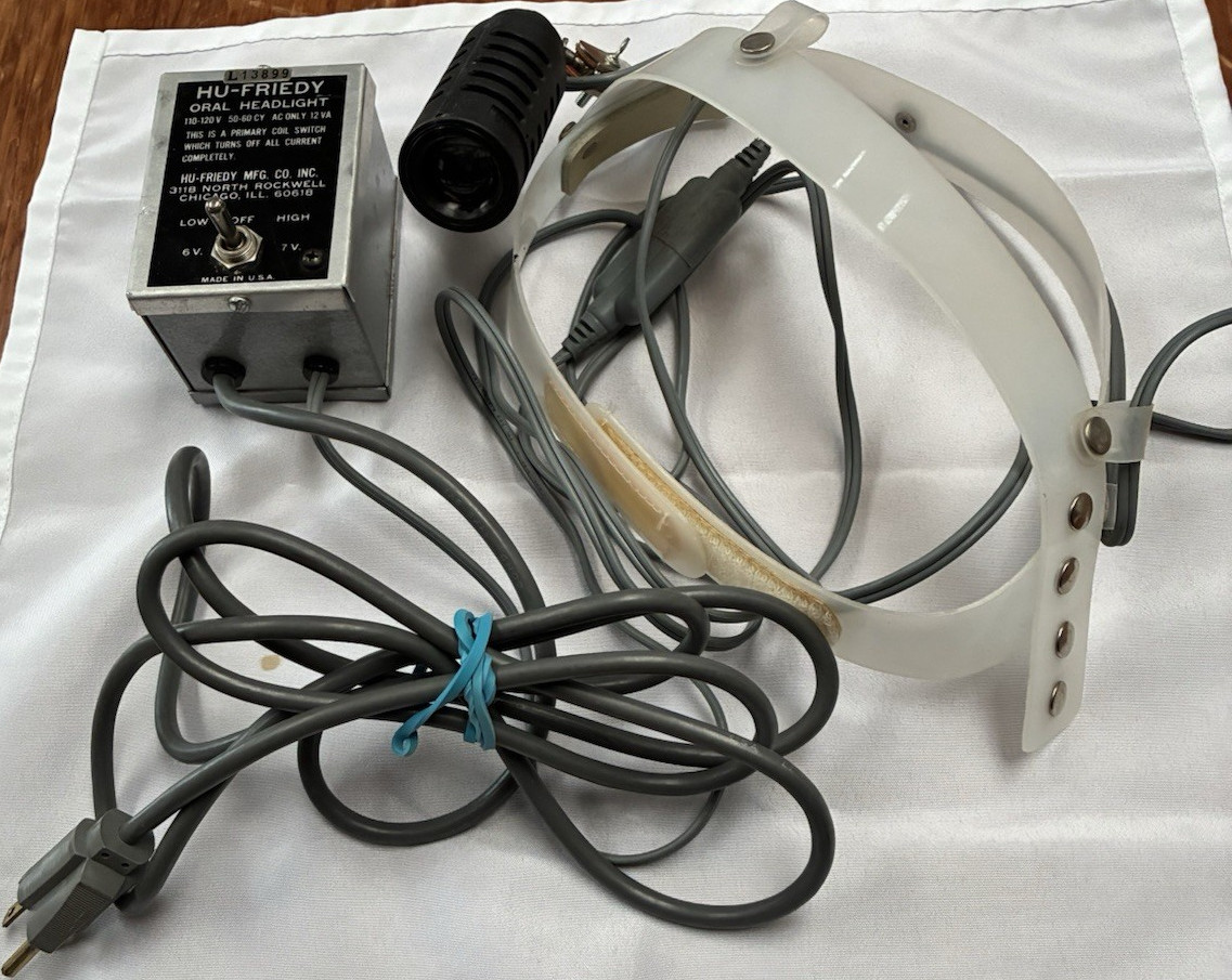 Hu-Friedy Oral Headlight L13899 Dental Headband Light 110-120V