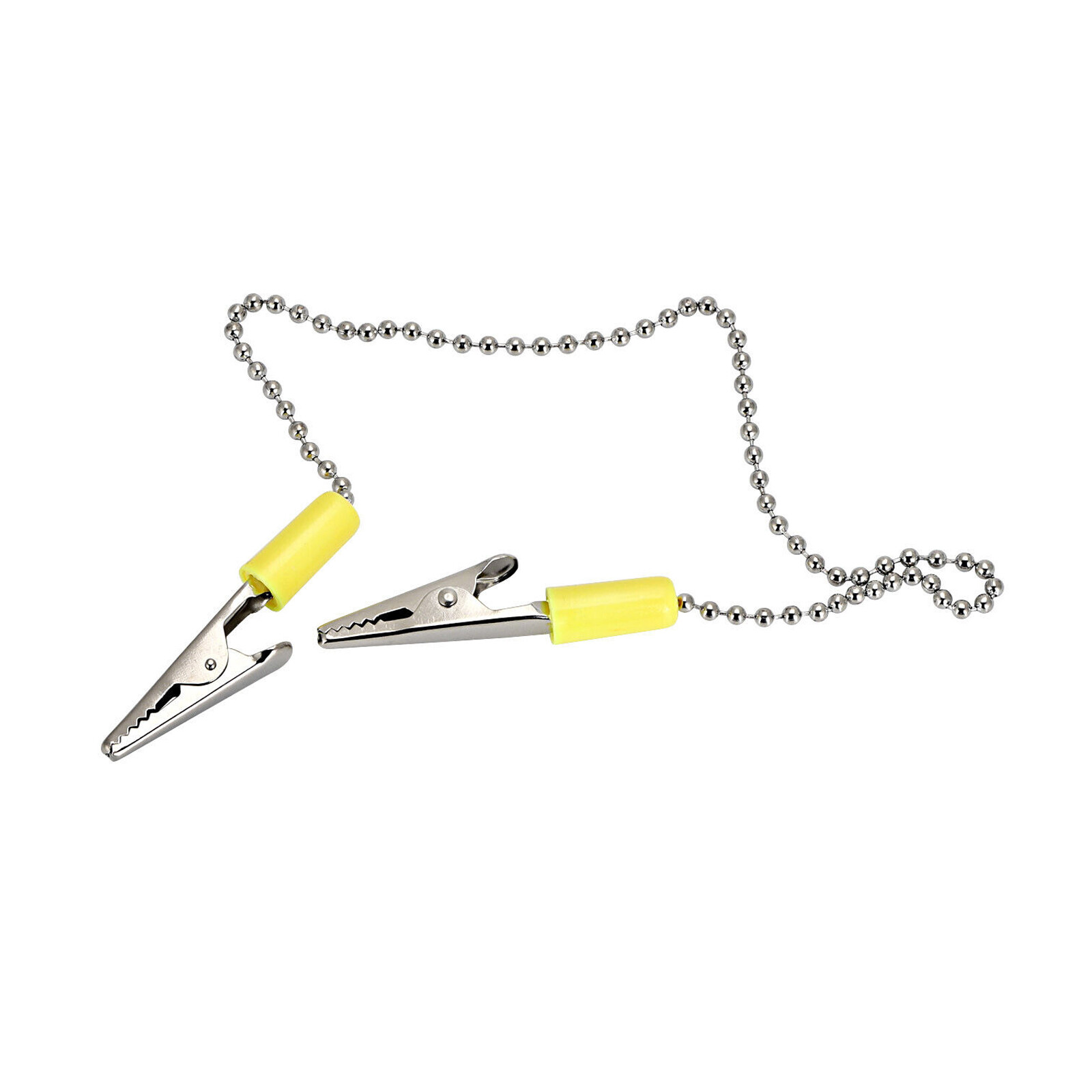 Dental Patient Bib Clips Chains Napkin Holder Flexible Coil Ball 1 / 5 / 10pcs