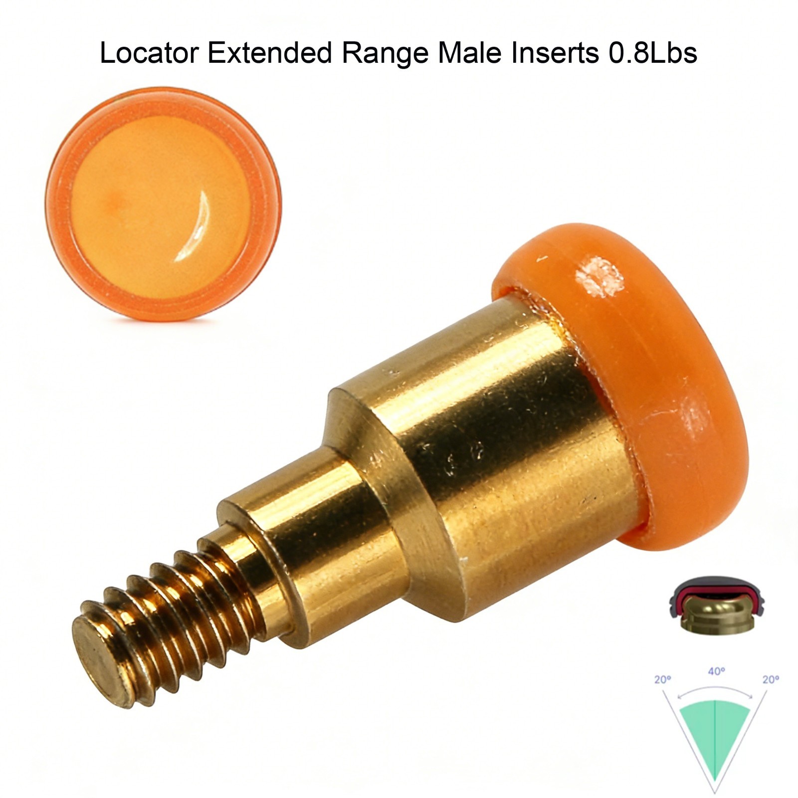 10Pcs US Dental attachment Zest Locator system standard Male Cap Inserts fit for