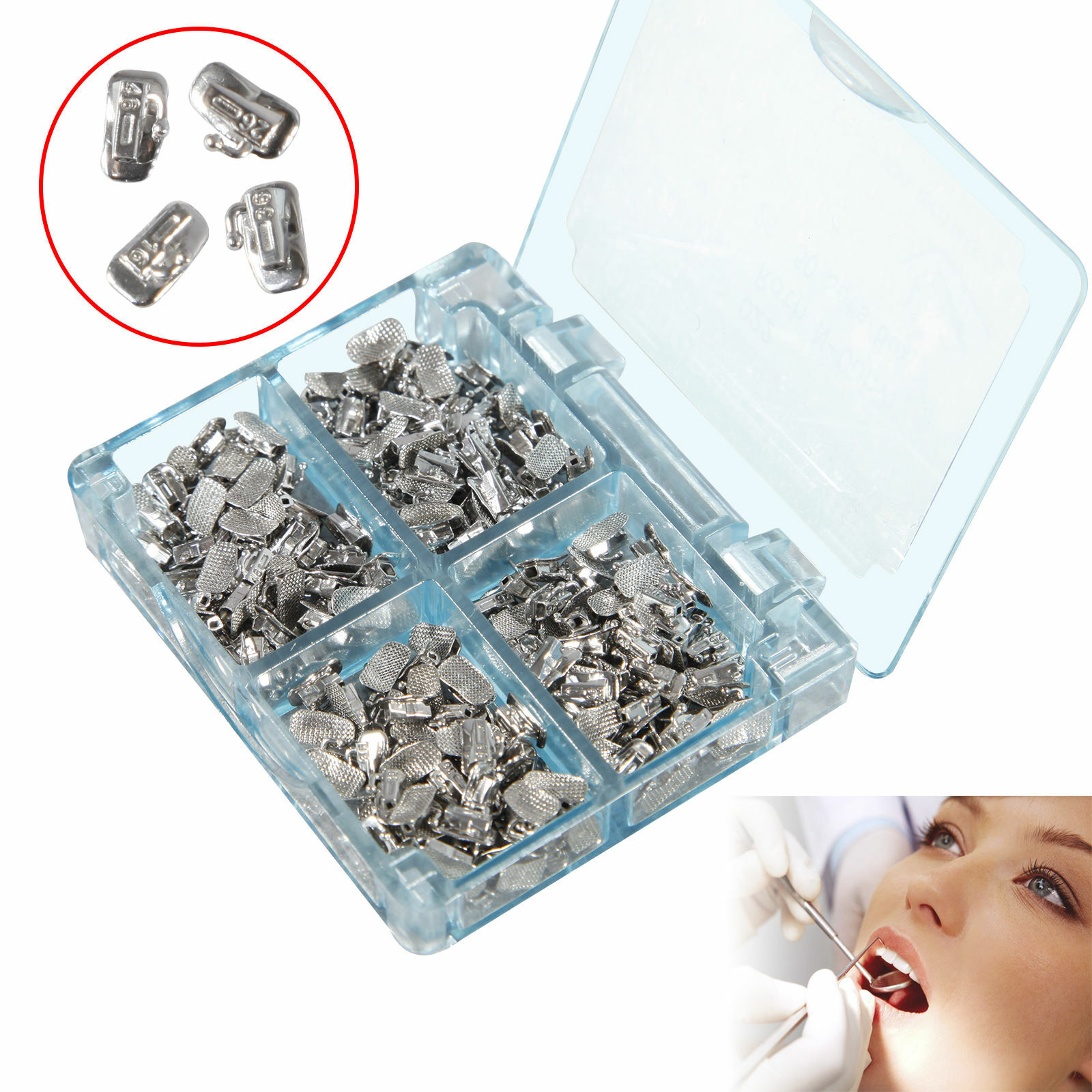 50 set/Box Dental 2G Buccal Single Tube 1st Molar Bondable Non-Convertible Roth