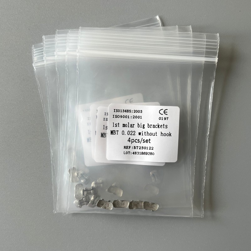 10Sets Dental Orthodontic 1st Molar Wide Big Brackets MBT 022 Without hooks