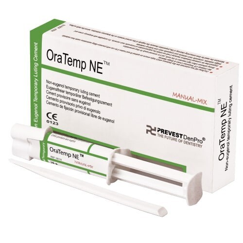 Dental OraTemp NE Manual-Mix Non-Eugenol Temporary Luting Cement 15gm Cartridge