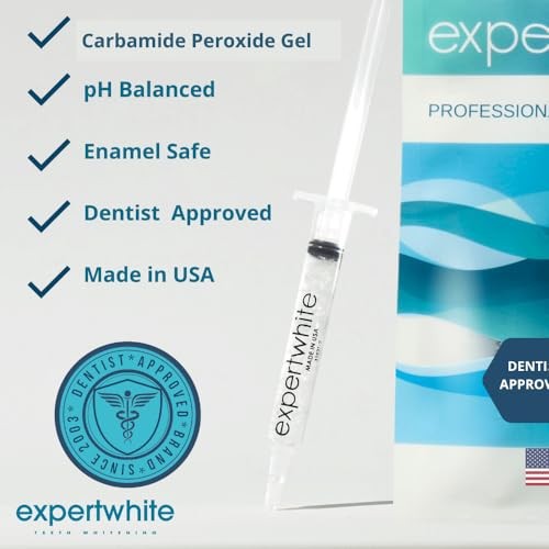 Expertwhite Teeth Whitening Gel Refills (6-gels). Made 0.1 Fl Oz (Pack of 6)